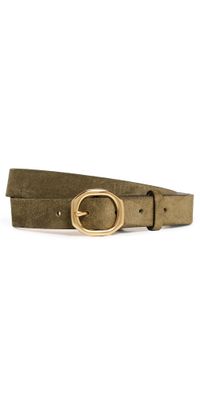 rag & bone Small Audrey Belt Olive Suede L
