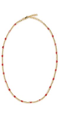 Luv Aj The Costa de Sol Beaded Necklace Gold One Size