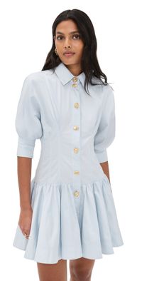 Aje Alexa Mini Dress Pastel Blue 16