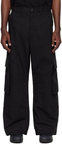 Junya Watanabe Black Comme Des Garçons Carhartt Edition Cargo Pants