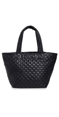 MZ Wallace Medium Metro Tote Deluxe Black One Size