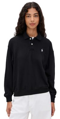 Polo Ralph Lauren Polo Collar Sweatshirt Polo Black XXL