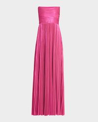 Sevyn Strapless Metallic Dress