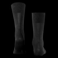 Falke - Chaussettes hautes en coton bio mélangé - Taille 49/50 - Noir