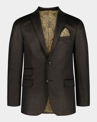 Men's Colden Houndstooth Single-Breasted Sport Coat