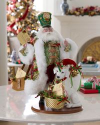 Limited Edition Santa's Mail Call with Dog Christmas Decor