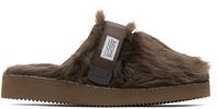 SUICOKE Brown ZAVO-2EU Sandals