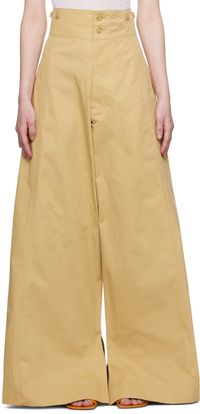 Quira SSENSE Exclusive Khaki Trousers