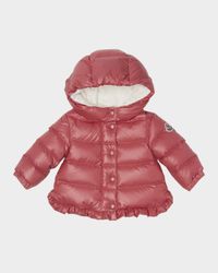 Girl's Tazui Ruffled Down Jacket, Size 6M-3