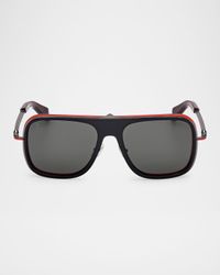 Men's LB0013M Metal Aviator Sunglasses