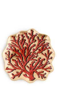 Jonathan Adler Coral Trinket Tray Red One Size