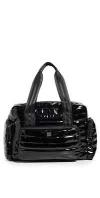 Think Royln Voyager Tote Black Patent One Size