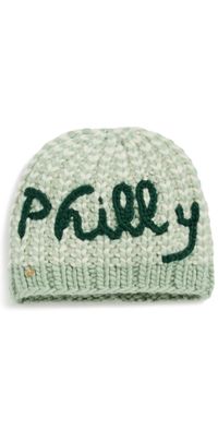 Lele Sadoughi Philly Beanie Sage Melange One Size