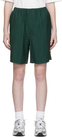 AMI Paris SSENSE Exclusive Green Viscose Shorts