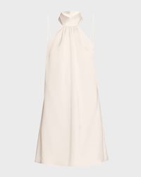 Sam Ruched Halter Mini Dress