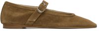 Le Monde Beryl Taupe Mary Jane Ballerina Flats