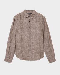 Men's Ben Linen Casual Button-Down Shirt