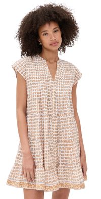 Marea Mackenzie Dress White Marigold Thistle S