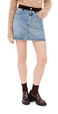 Marni Denim Skirt Deep Blue 38