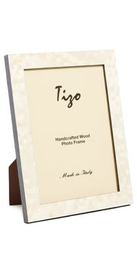 Tizo Design Italian White Burl Wood Frame 5x7 Natural White One Size