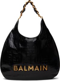 Balmain Black Large 1945 Soft Bag