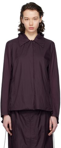 JOHANNA PARV Blouson mauve à capuche