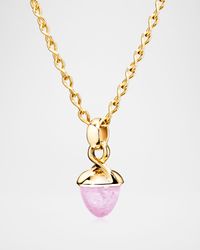 MIKADO BOUQUET 18k Gold Pink Tourmaline Pendant