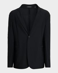 Men's Rice Stitch Notch Lapel Sport Coat