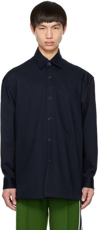 AMI Paris Navy 'Ami Paris France' Shirt
