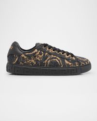 Men's Baroque Jacquard Low-Top Sneakers