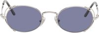 Jean Paul Gaultier Lunettes de soleil 55-3175 argentées