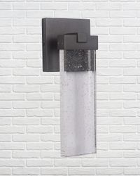 Aria 1-Light LED Outdoor Wall Mount, Matte Black