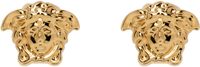 Versace Gold Medusa Stud Earrings