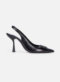 The Kooples - Escarpins en cuir à bride arrière - Taille 40 - Noir