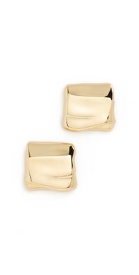 Jenny Bird Mini Sundra Earrings High Polish Gold One Size