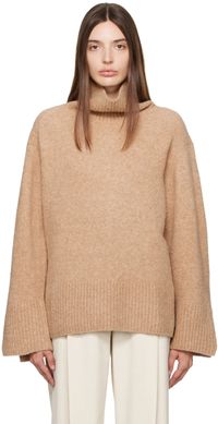 CAMILLA AND MARC Tan Merewood Turtleneck
