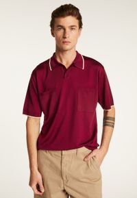 Maison Montagut - Polo en fil lumière - Taille 2XL - Rouge