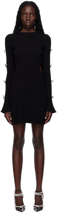 MACH & MACH Black Bows Minidress
