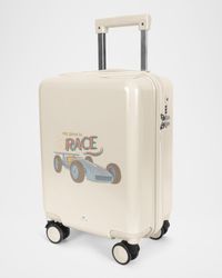 Kid's My Pace is Race Hard Shell Travel Suitcase