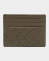 Men's Intrecciato 15 Leather Card Holder