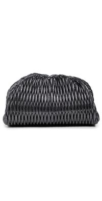 A. L.C. Enzo Faux Leather Bag Slate Metallic One Size