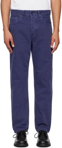 Carhartt Work In Progress Blue Newel Trousers
