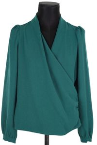 Sezane - Seconde Main - Blouse - Taille XS - Vert