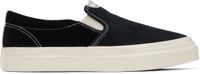 Stepney Workers Club Black Lister Optical Suede Sneakers