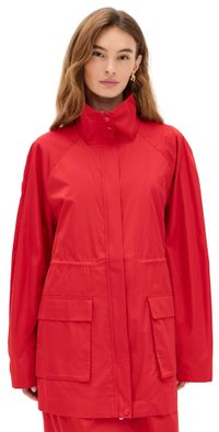St. Agni Paper Taffeta Parka Red XS