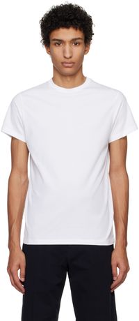 Jil Sander White Cotton T-shirt
