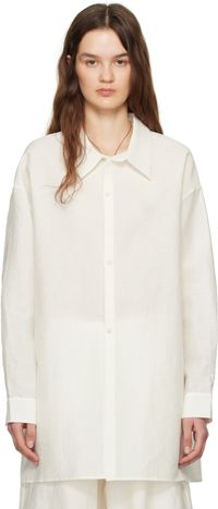 Ruohan Chemise blanc cassé