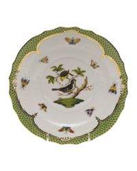 Rothschild Bird Green Motif 01 Salad Plate