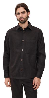 NN07 Freddy Overshirt Brown Stripe M