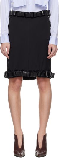 HODAKOVA Belt Bow Midi Skirt